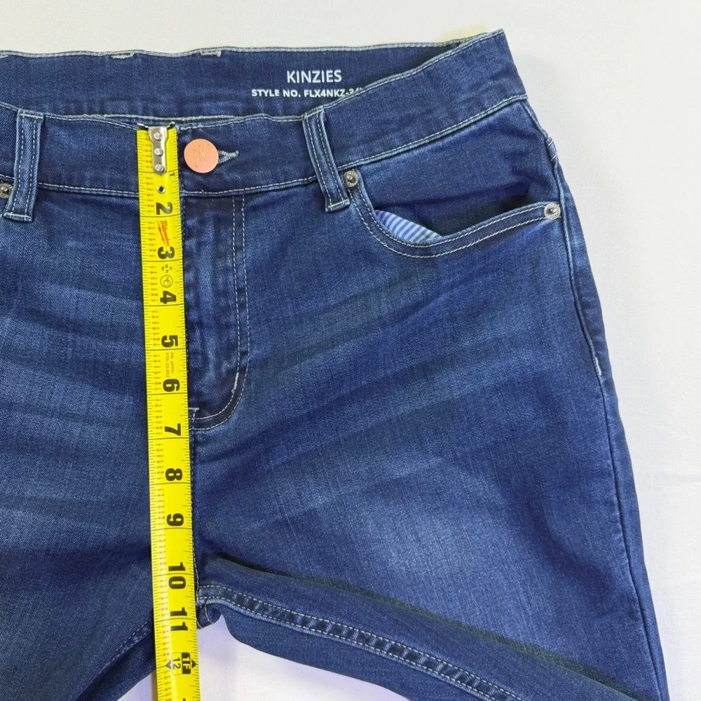 Mugsy Kinzies Dark Wash Stretch Denim Jeans Blue FLX4NKZ-34X34 Mens‎ 34x34